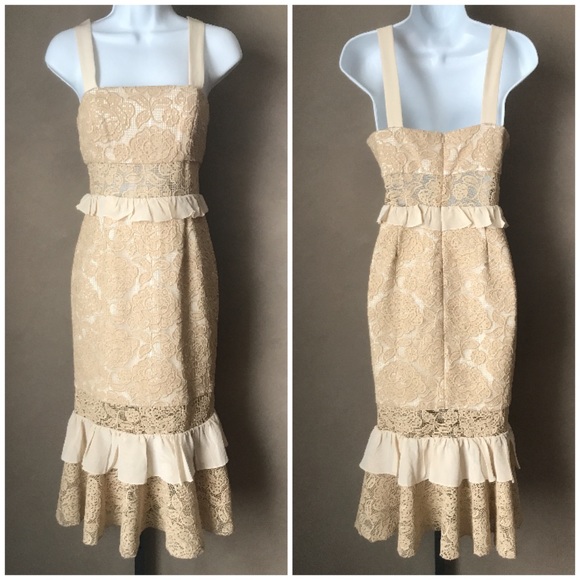 Jay Godfrey Pretty Lace Dress Size 4 NEW - Picture 2 of 5